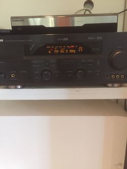 Home theater Yamaha RX-V657 w/Sony blue ray player Pionner 5 disk CD player and JVC karaoke player