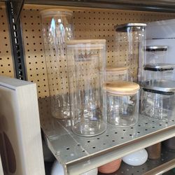 Canisters With Lids 16.00 Set Of 5