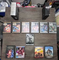 Blu-ray discs and DVDs for sale