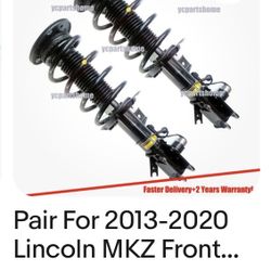 Shock Absorber Struts Assembly For Lincoln MKZ 2013-2022 - 2X Front Left & Right KX4SAA73500L/R G0596