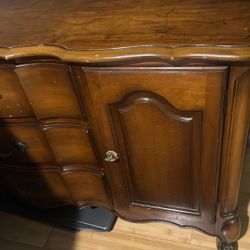 Moving Sale  Solud Wood Dressers , Leather Chair, Misc 