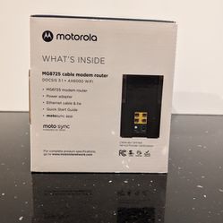 High End Motorola Modem/Router Combo