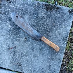 Antique Briddell Butchers Blade 