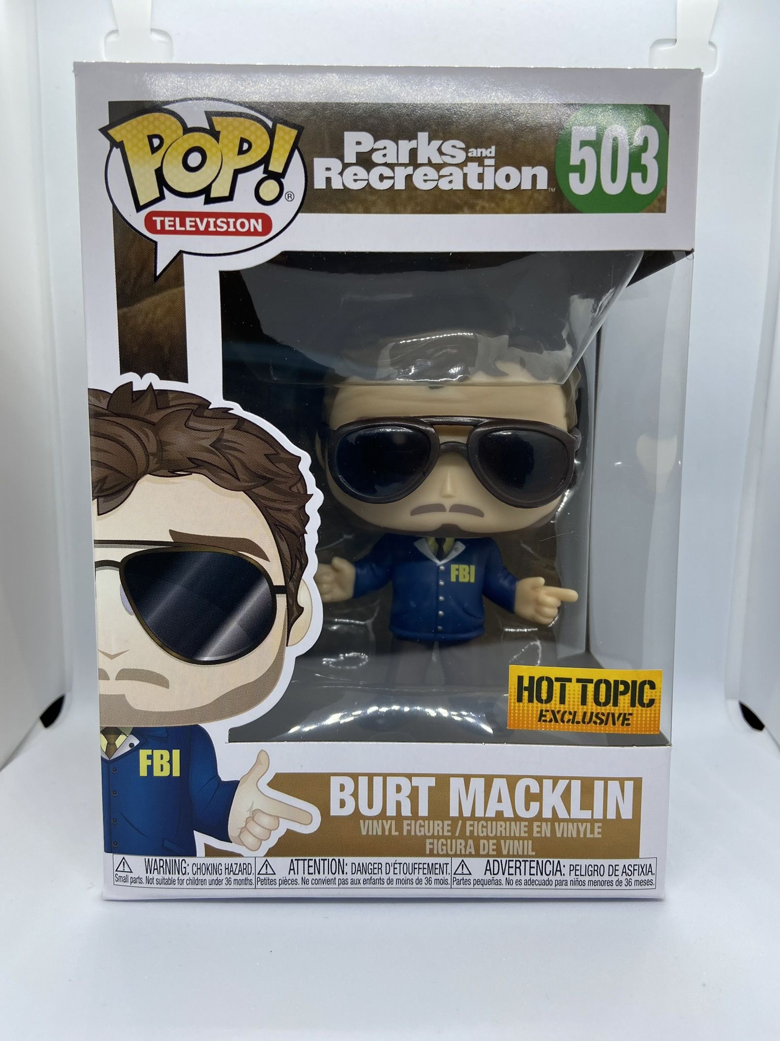 “Parks & Rec” Burt Macklin (Andy) Funko Pop!