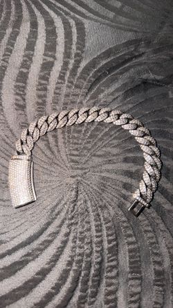 Iced Out Cuban Link Bracelet