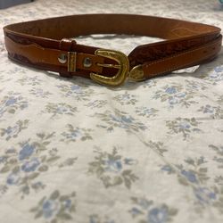 Women’s Western Tooled leather Belt