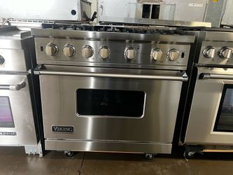 VIKING 36”WIDE ALL GAS RANGE STOVE STAINLESS