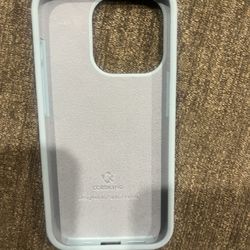 Phone cover for iPhone 23 Pro 6.1 inches sky blue