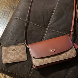 Coach Crossbody Purse With Mini Skinny Id Wallet 