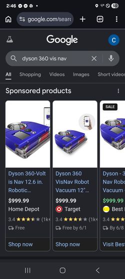 Dyson vis nav 360