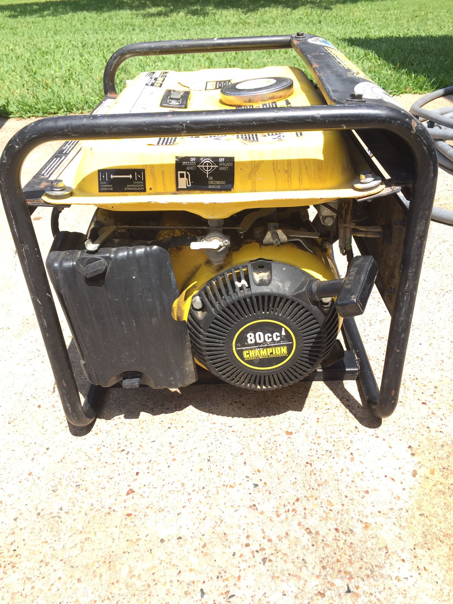 Champion 80cc 1800 watt generator! (Does not run)