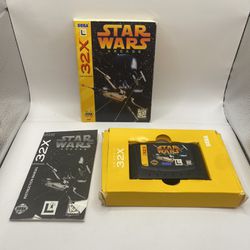 Sega Genesis 32X Star Wars Arcade CIB Complete Tested And Working Authentic