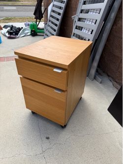 Brown desk drawer set