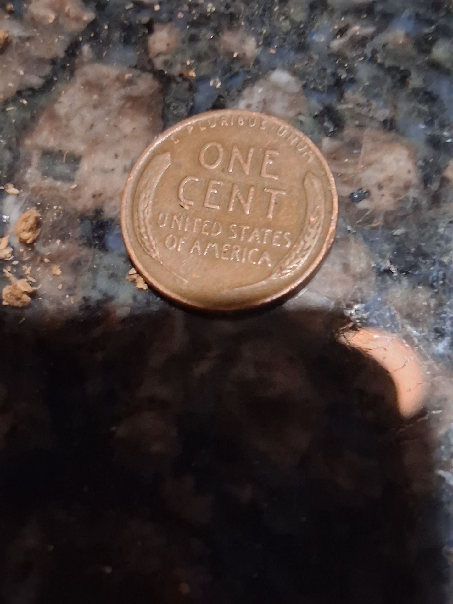 1944 no mint mark wheat back penny