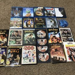 Huge mostly kid & family appropriate Blu-ray & DVD movies & Tv- Harry Potter, Hugo, Rango, etc
