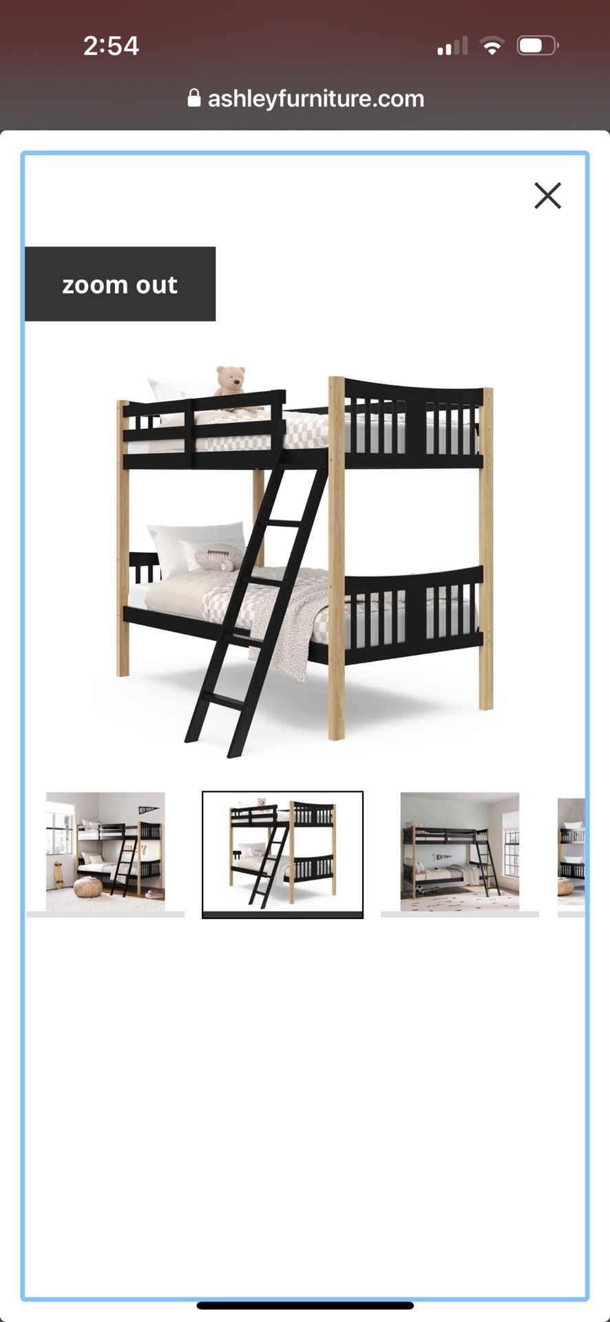 Ashley Storkcraft Bunkbeds & Dresser