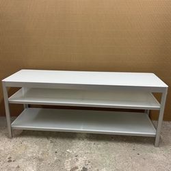 AV TV unit low sideboard shelves bookcase coffee table Ikea Gettorp 18859