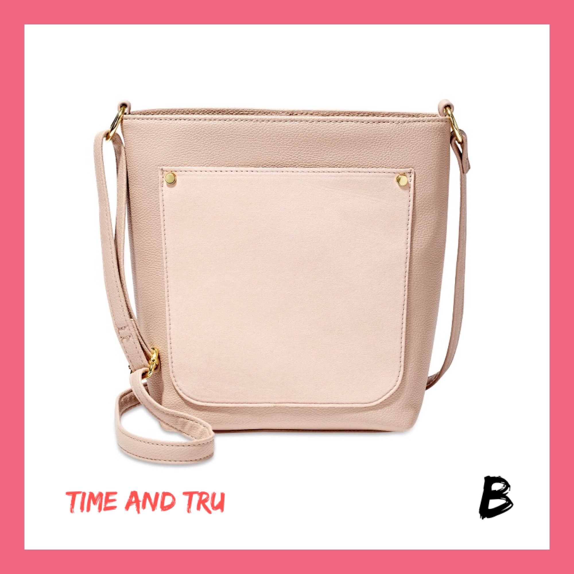 NWT Womens Time And Tru Pocket Crossbody B