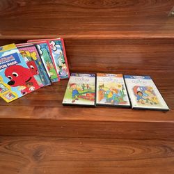 Caillou and Clifford The Big Red Dog DVDs 