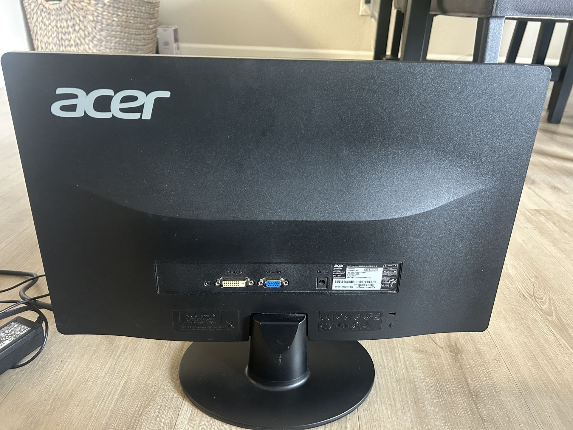 ACER LED 19 Inch Monitor