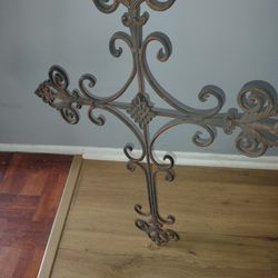 rod iron decorative cross..