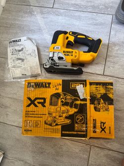 Dewalt XR 20 volt Jig Saw ( tool only) new with warranty 2026