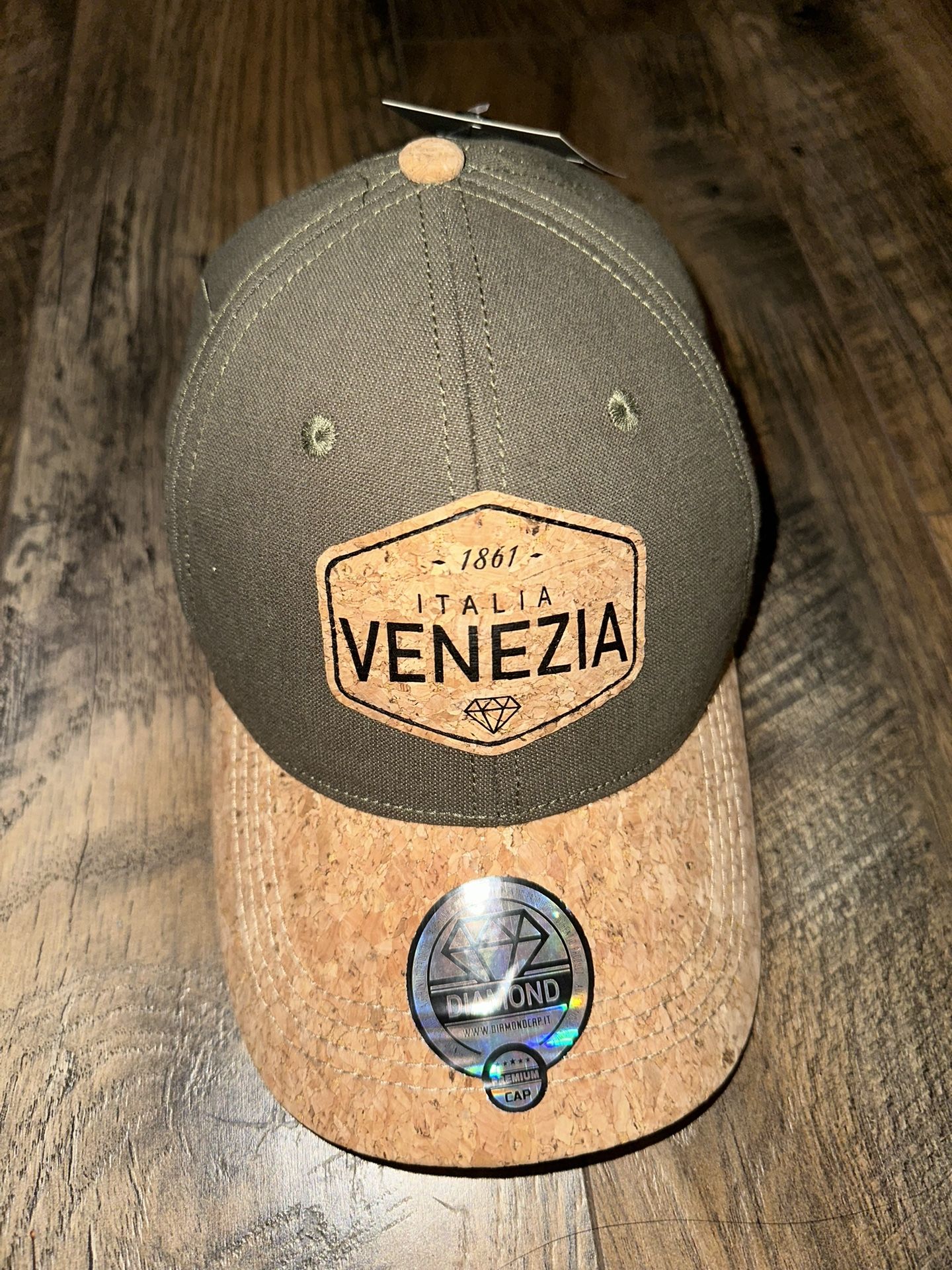 1861 Italia Venezia Green Hat Cap Adult Adjustable