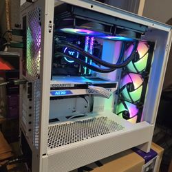 White Gaming PC RTX 4060