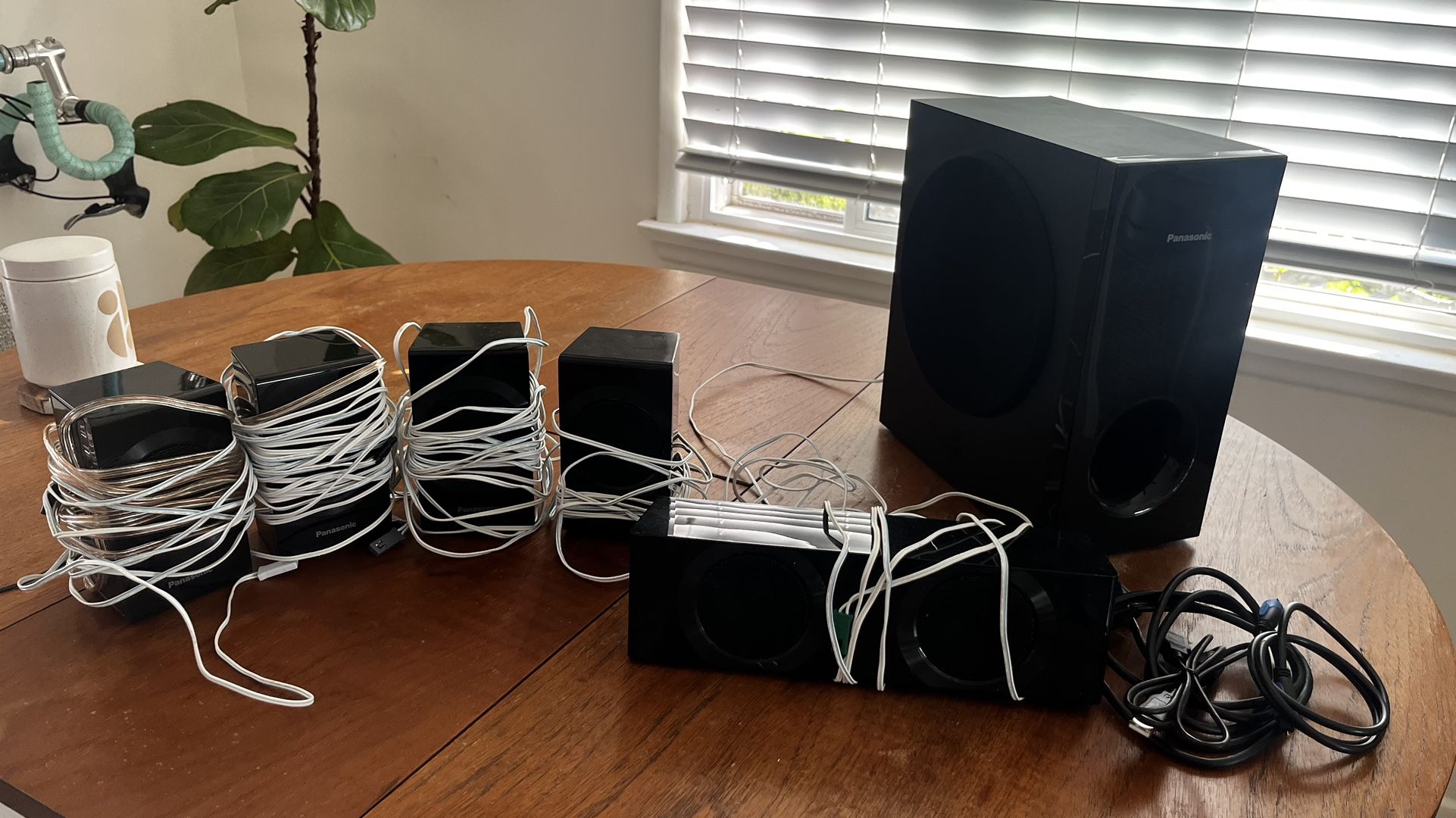 Panasonic Surround Sound W/ Subwoofer- Hardly Used!
