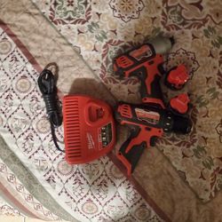 MILWAUKEE DRILL AND IMPACT USED GOOD 