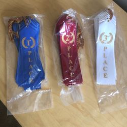 Award Ribbons 1st, 2nd,3rd Place