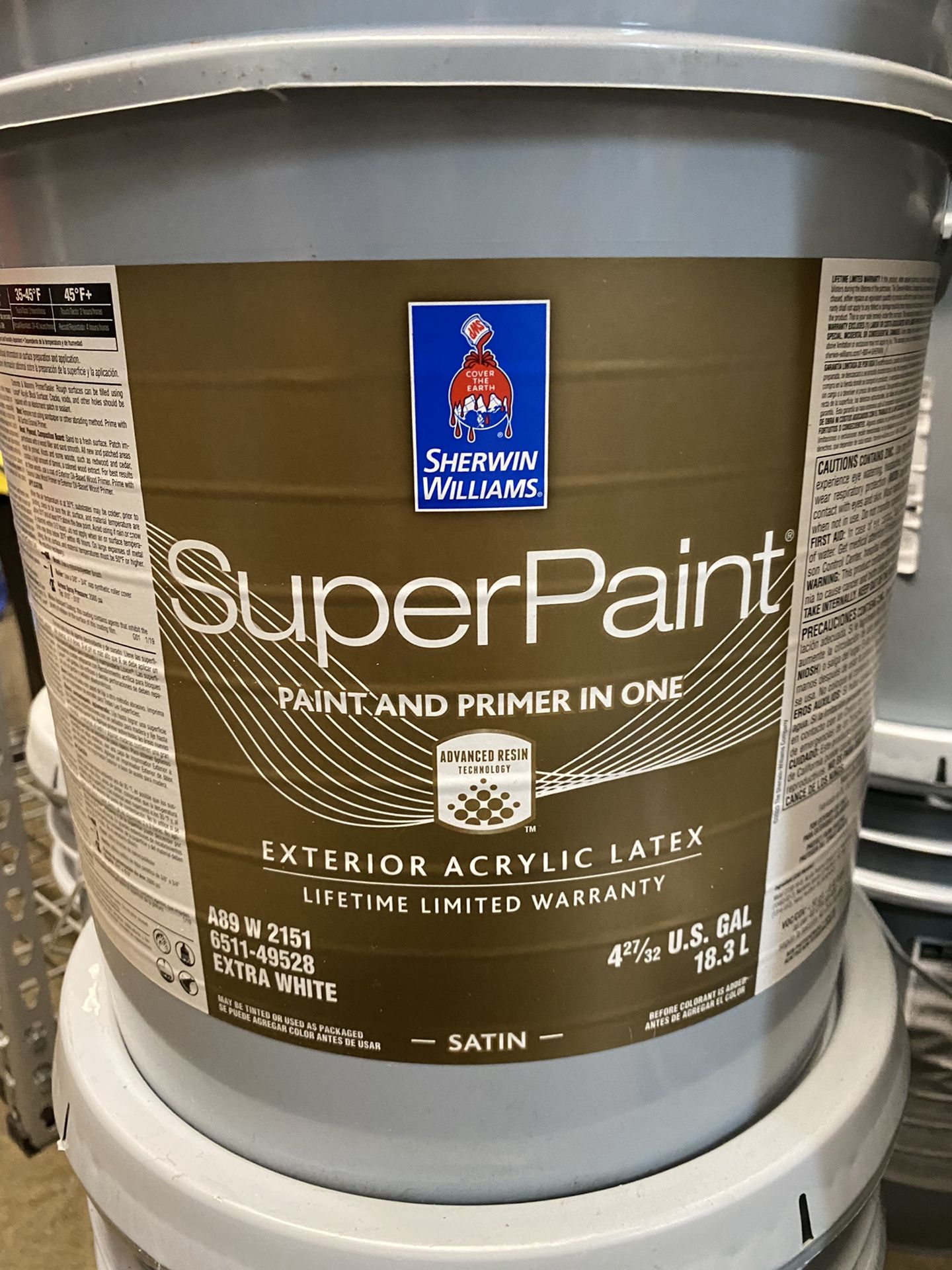 70 Gallons Exterior Paint Sherwin Williams SuperPaint Exterior Satin
