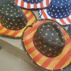 Patriotic Hats,  4th Of July Hats,  Like 50 Available ($10each)