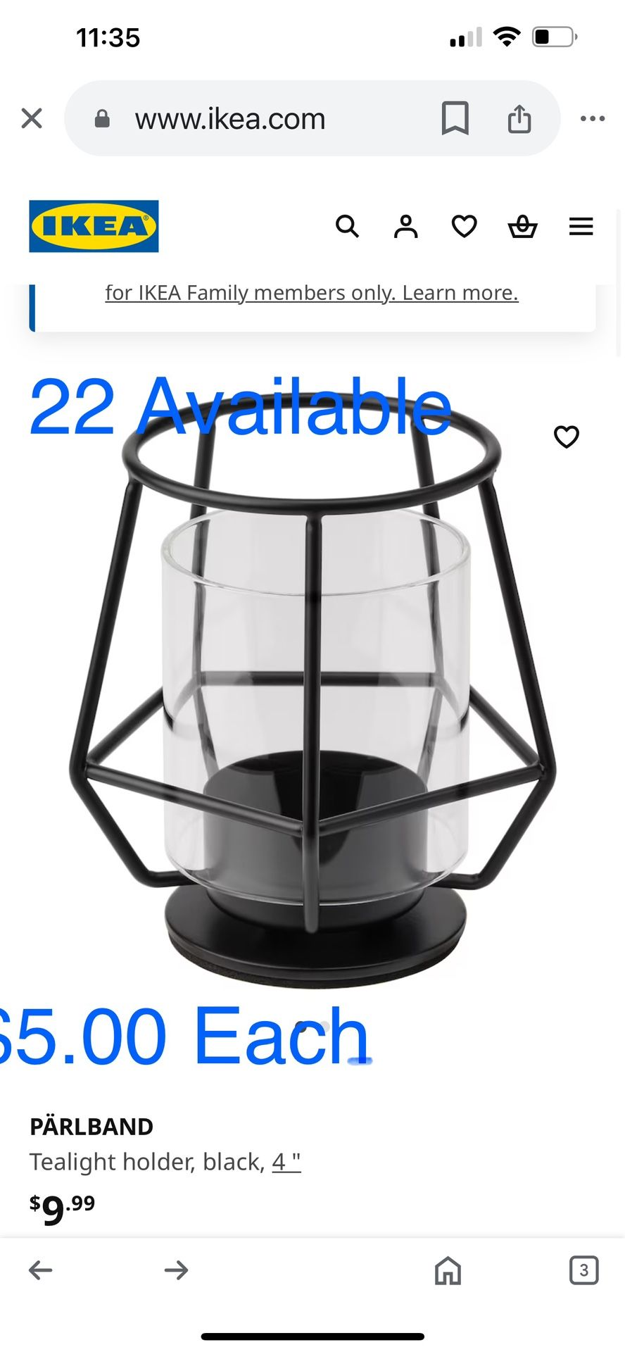 Modern Geometric Candle Hurricanes