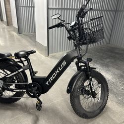 Troxus Lynx Plus 20" Fat Tire E-Bike In Almost New Condition