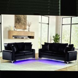 2pcs Sofa And Loveseat 