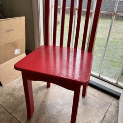 Little red Chair $10 OBO