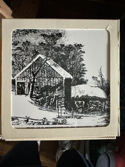 Currier & Ives Art Tile