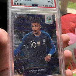 2020 select UEFA euro France kylian mbappe SP PSA 9