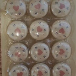 Porcelain Drawer/cabinet Knobs/12 Pack