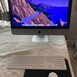 2017 Apple iMac 21.5-inch Retina 4K Display 3ghz Quad Corei5 Intel 8gb Ram 256gb Ssd With Wireless Mouse And Wired Keyboard   Small Scratch on screen 