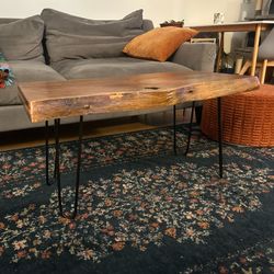 Live Edge Wood Coffee Table