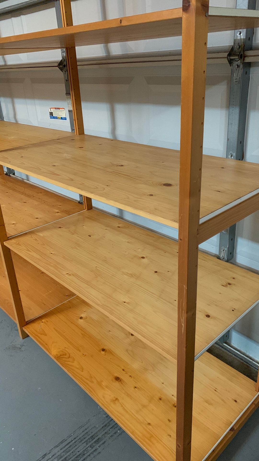 Skandia shelving 23” deep warehouse units 19 shelves 4 uprights for