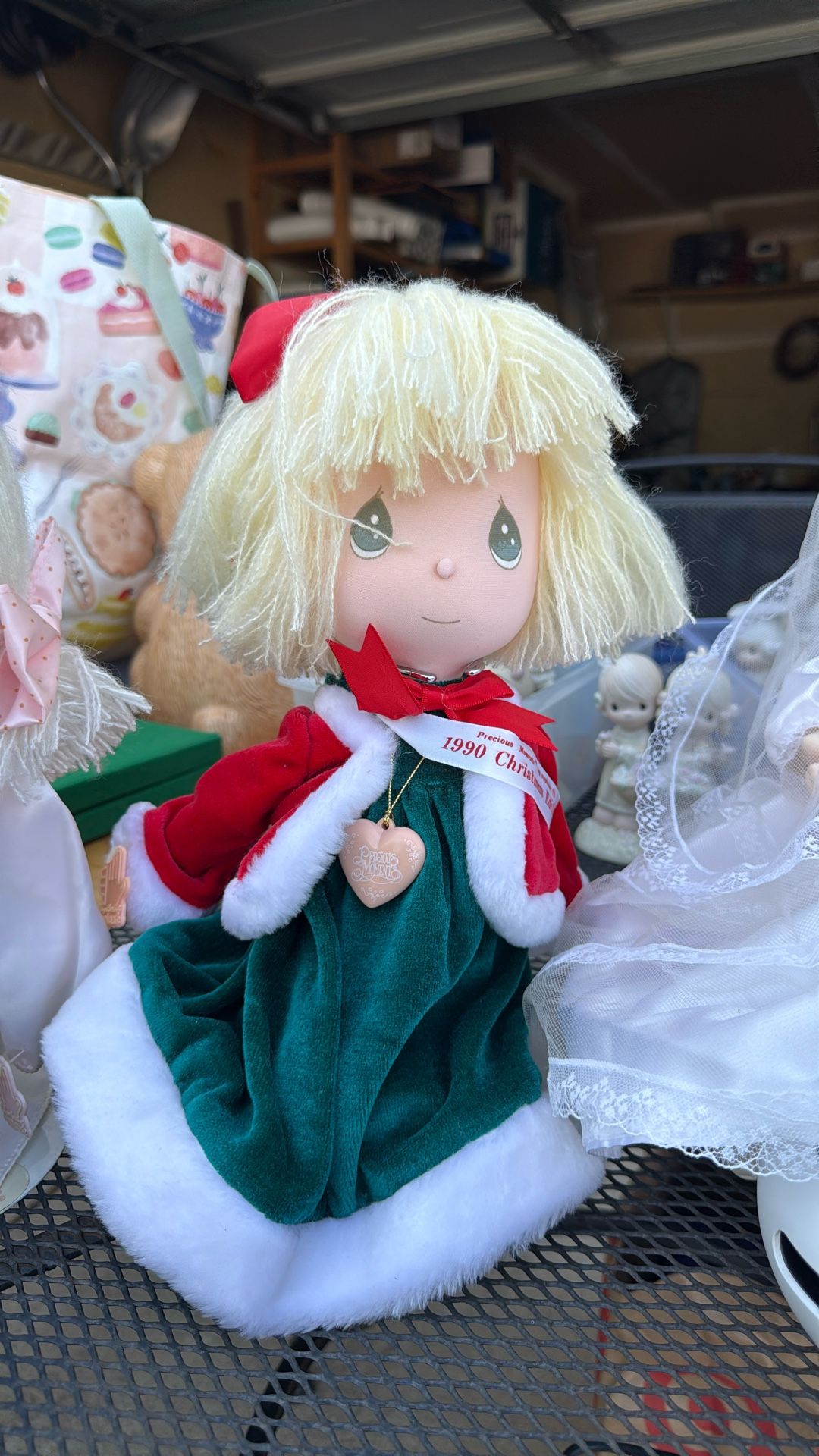 Precious Moments "Celeste" doll from the 1990 Christmas Edition