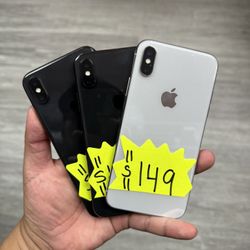 iPhone X 64GB Unlocked $149