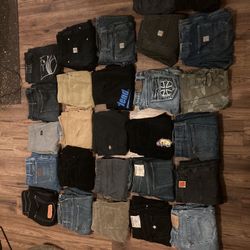 Tons of different clothes