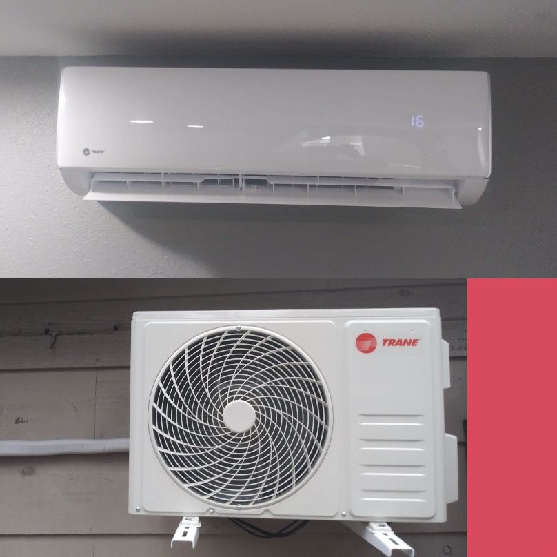 Trane Ac minisplit 12000btu frío/calor (1 tonelada) 110v&220v