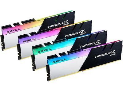 G.SKILL Trident Z Neo RGB 32GB (8GB x 4) 3800 MHz *CL14* DDR4 *B-Die* Desktop RAM Memory