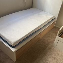 Twin Bed With Drawers