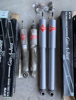 KYB Gas-A-Just Monotube Shocks Set of 4 (KG5474 & KG5475) - Fits Classic Toyota
